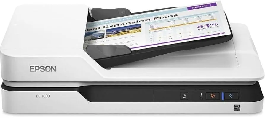 [00694] Epson Work Force DS-1630 Flatbed Scanner